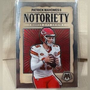 2024 Patrick Mahomes Panini Mosaic Notoriety Mint condition.